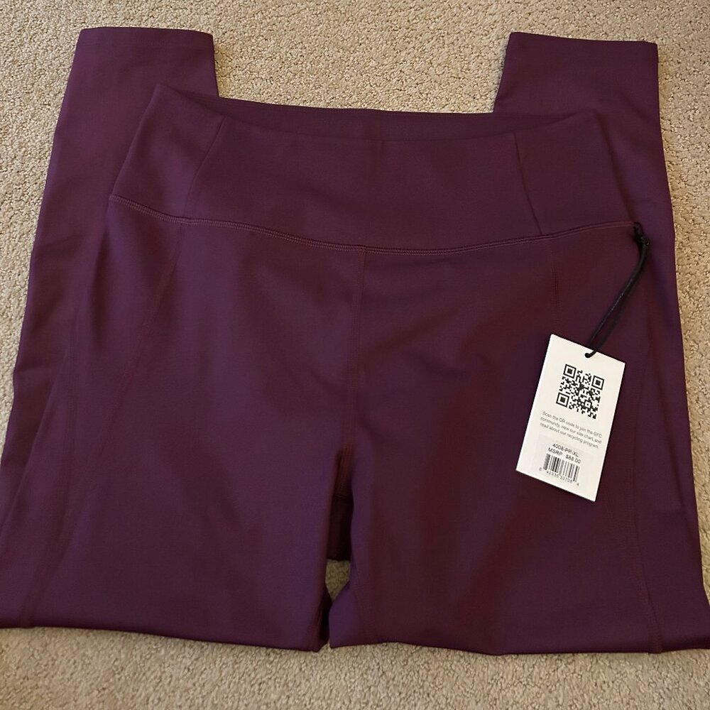 NEW Girlfriend Collective Compression High Rise Legging - SZ XL - Plum